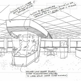 1300 gallon salt water coral reef aquarium Design, installation and maintenance in Windsor, CT.